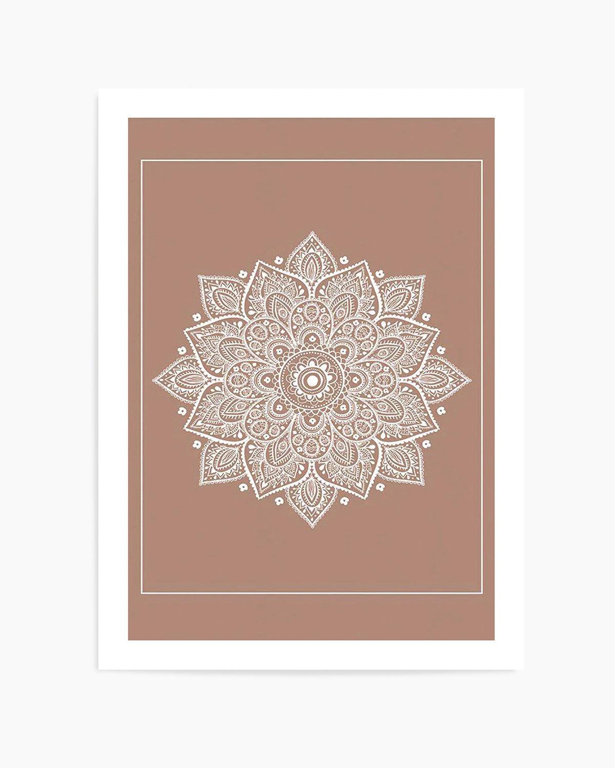 Mandala | Sienna Art Print