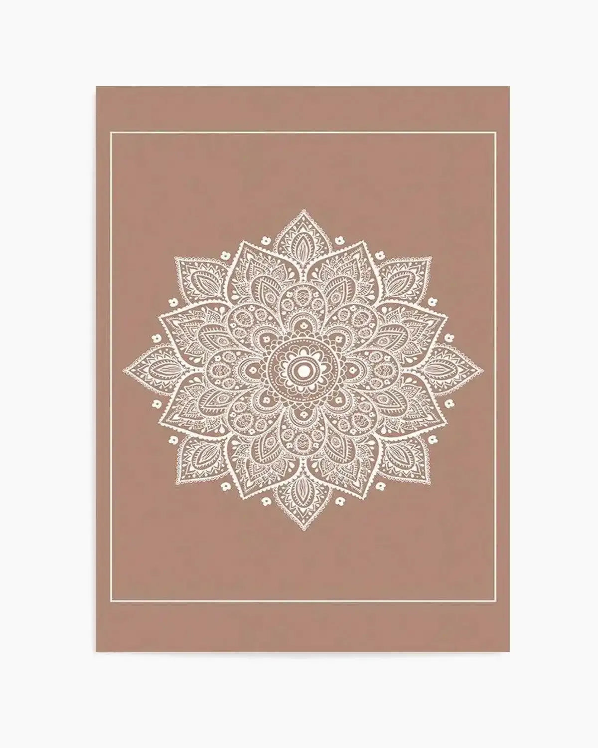 Mandala | Sienna Art Print from Olive et Oriel where you can shop wallpaper and artworks online
