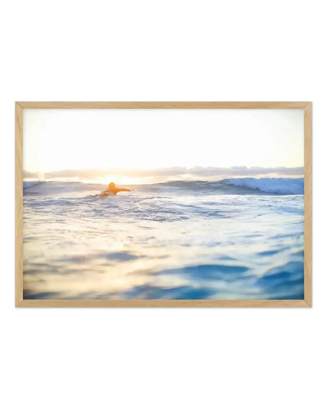 Manly Art Print-PRINT-Olive et Oriel-Olive et Oriel-A5 | 5.8" x 8.3" | 14.8 x 21cm-Oak-With White Border-Buy-Australian-Art-Prints-Online-with-Olive-et-Oriel-Your-Artwork-Specialists-Austrailia-Decorate-With-Coastal-Photo-Wall-Art-Prints-From-Our-Beach-House-Artwork-Collection-Fine-Poster-and-Framed-Artwork