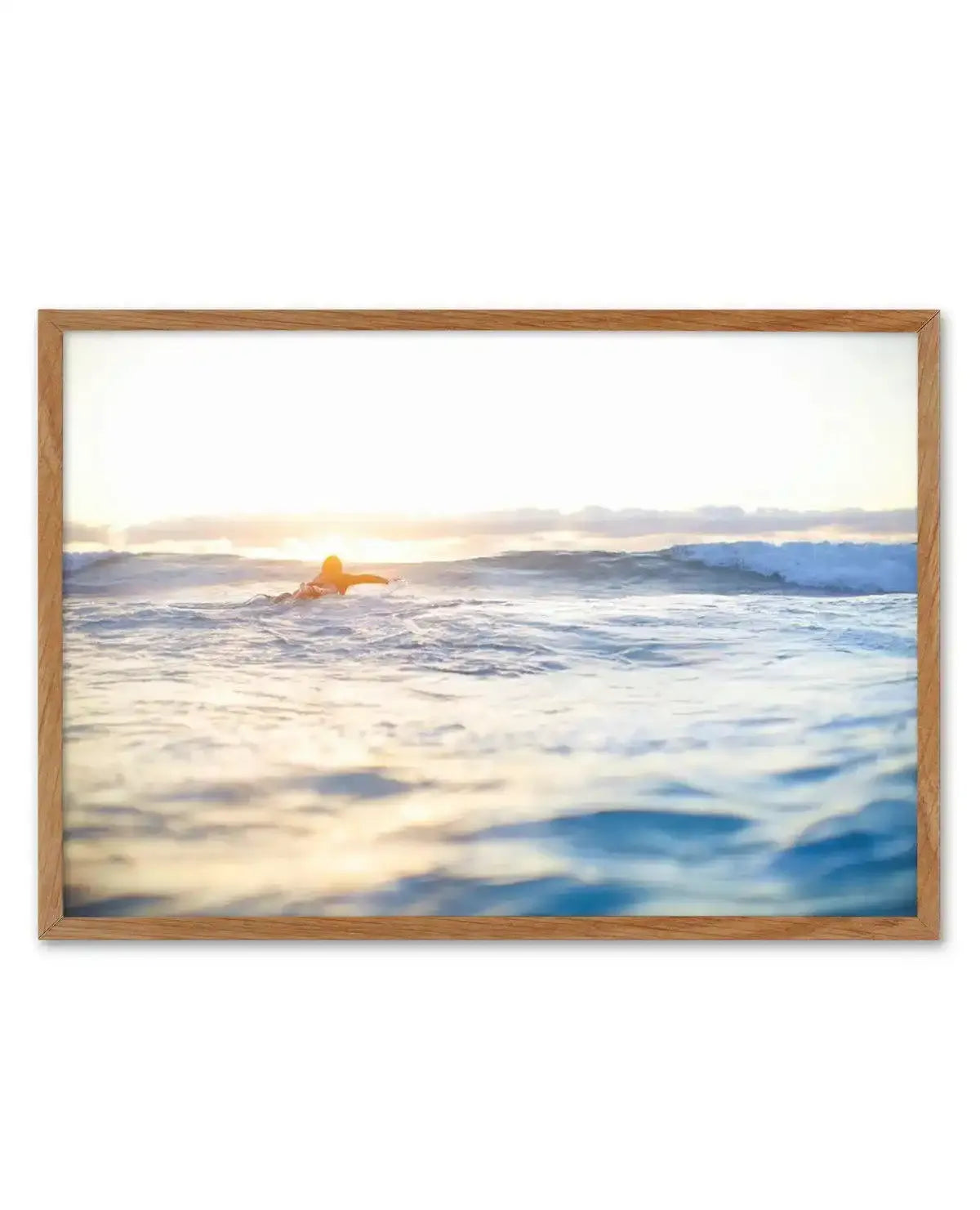 Manly Art Print-PRINT-Olive et Oriel-Olive et Oriel-50x70 cm | 19.6" x 27.5"-Walnut-With White Border-Buy-Australian-Art-Prints-Online-with-Olive-et-Oriel-Your-Artwork-Specialists-Austrailia-Decorate-With-Coastal-Photo-Wall-Art-Prints-From-Our-Beach-House-Artwork-Collection-Fine-Poster-and-Framed-Artwork