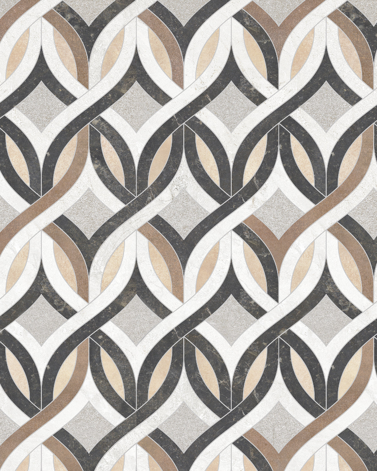 Marble Knots - Neutral Wallpaper