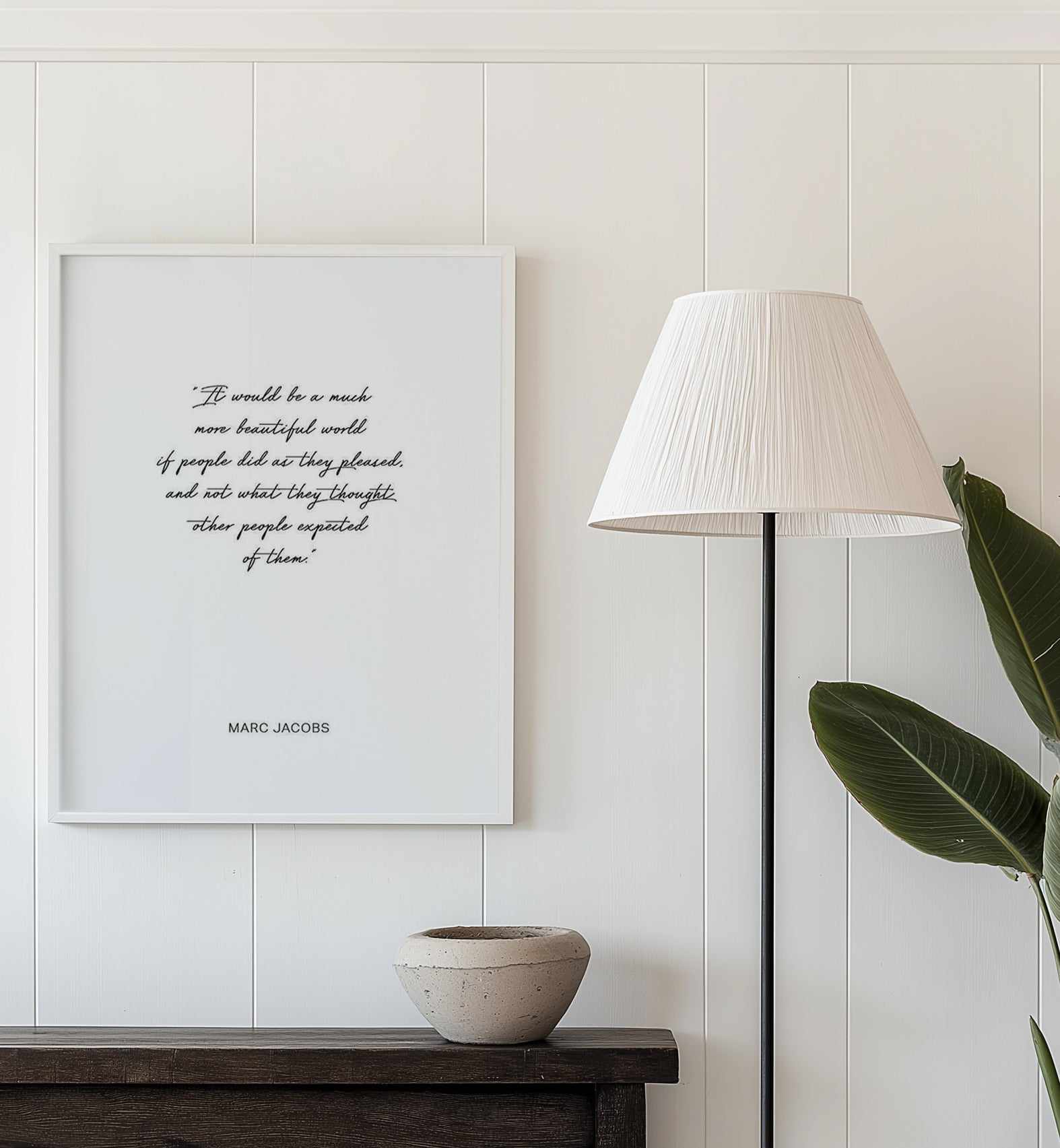 Marc Jacobs Quote Art Print