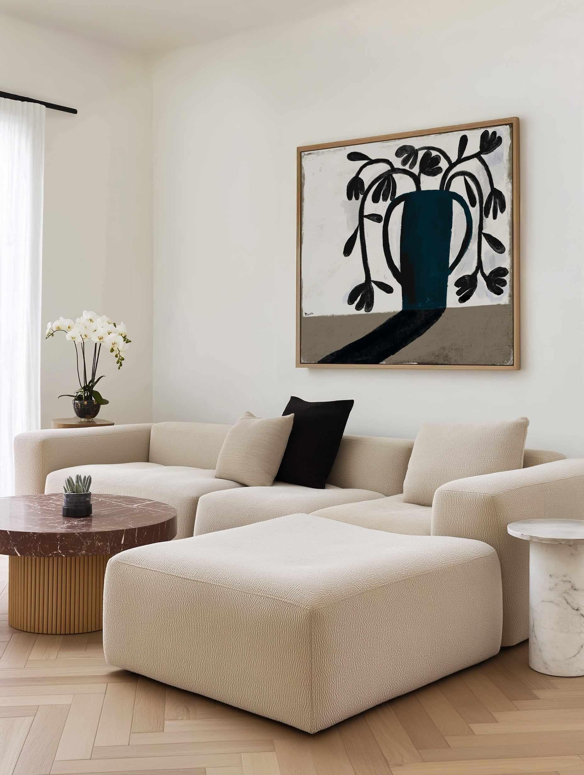 Shadow by Marco Marella | Framed Canvas Art Print from Olive et Oriel where you can shop wallpaper and artworks online