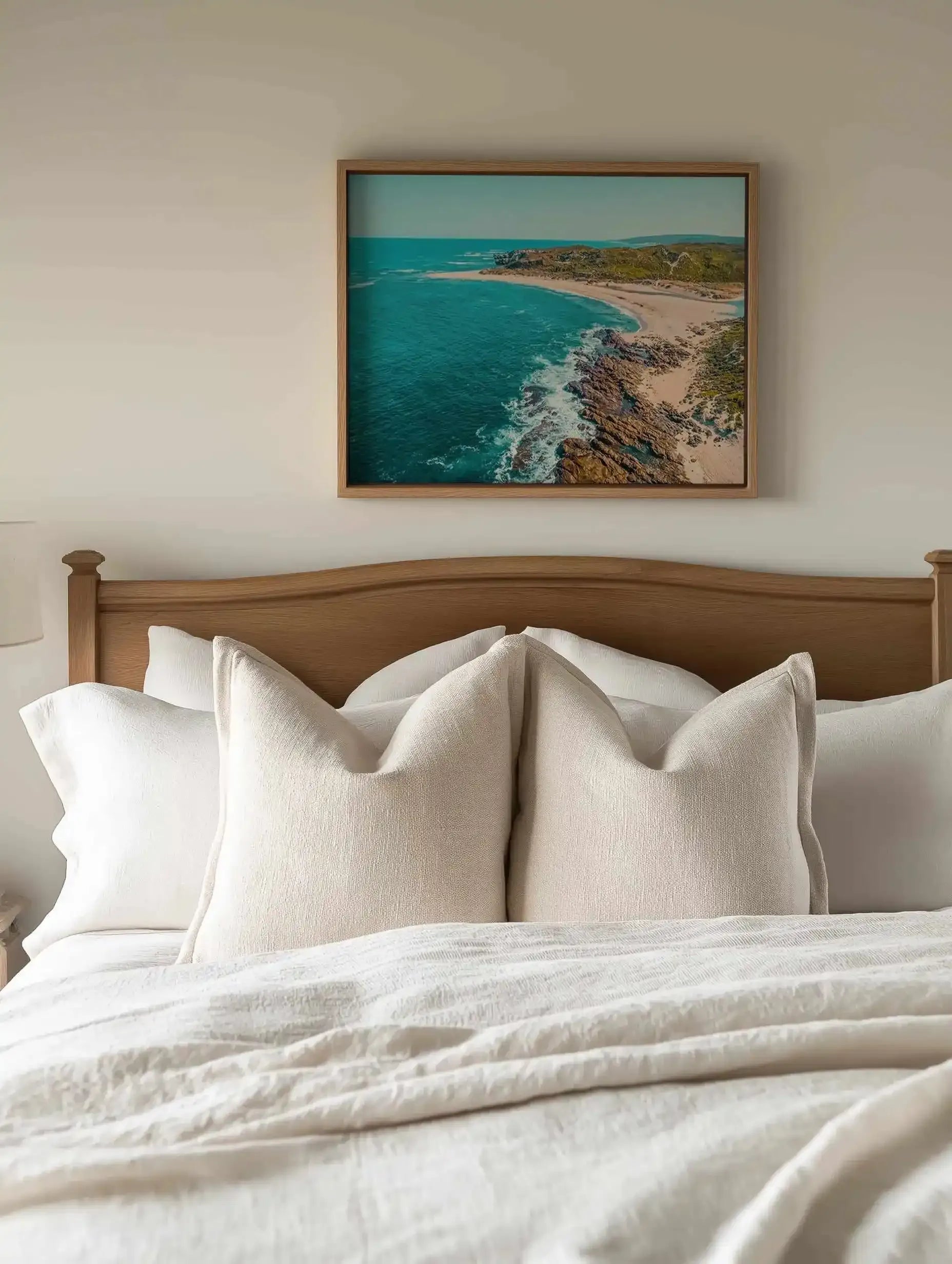 Margaret River LS | Aerial Photo Wall Framed Canvas Art Print from Olive et Oriel where you can shop wallpaper and artworks online