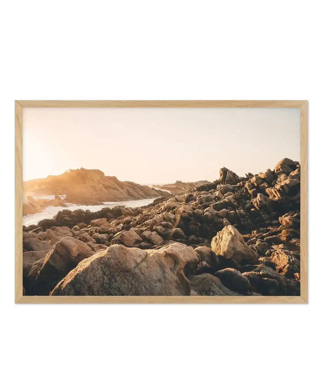 Margaret River Rocks | LS Art Print-PRINT-Olive et Oriel-Olive et Oriel-A5 | 5.8" x 8.3" | 14.8 x 21cm-Oak-With White Border-Buy-Australian-Art-Prints-Online-with-Olive-et-Oriel-Your-Artwork-Specialists-Austrailia-Decorate-With-Coastal-Photo-Wall-Art-Prints-From-Our-Beach-House-Artwork-Collection-Fine-Poster-and-Framed-Artwork