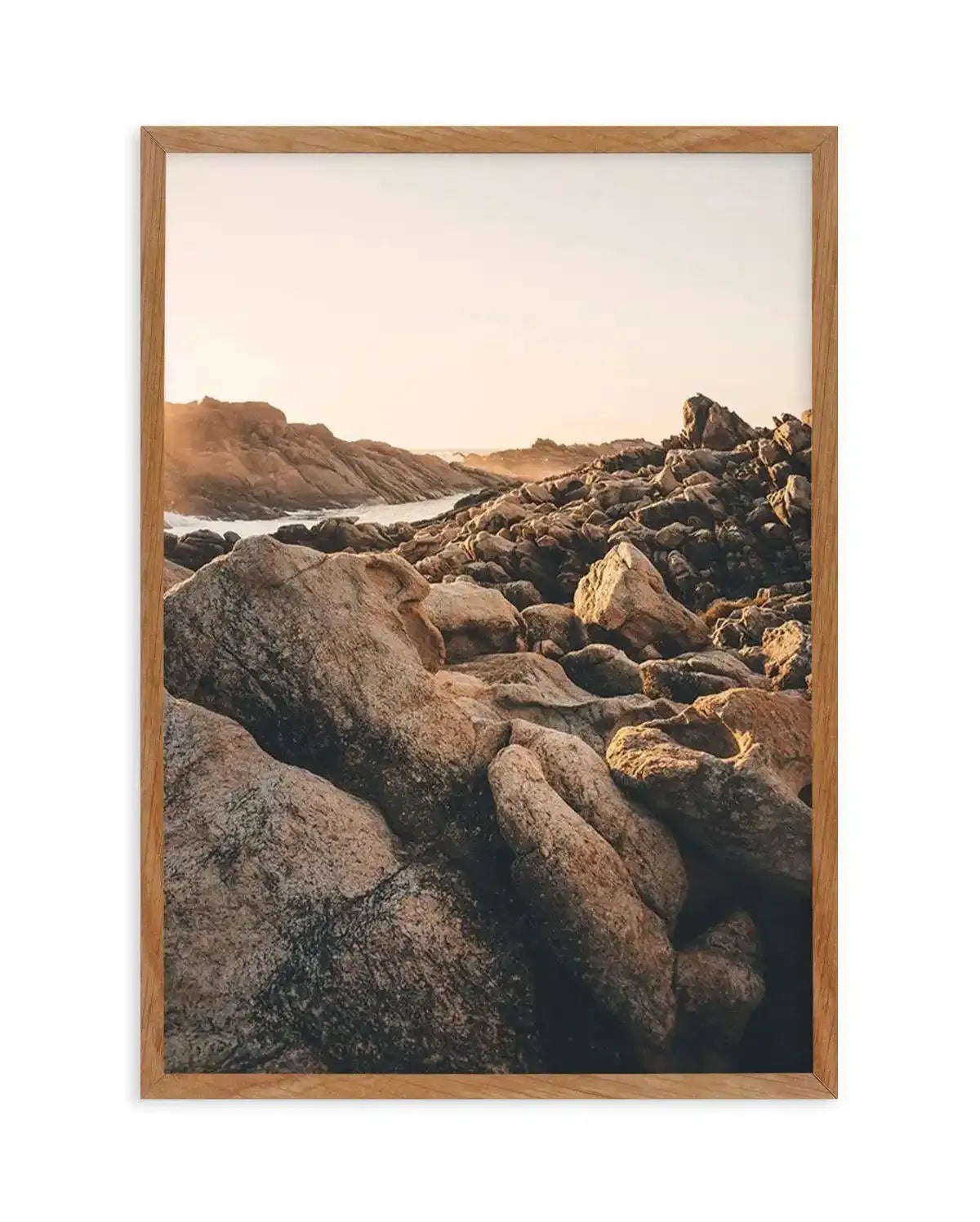 Margaret River Rocks | PT Art Print-PRINT-Olive et Oriel-Olive et Oriel-50x70 cm | 19.6" x 27.5"-Walnut-With White Border-Buy-Australian-Art-Prints-Online-with-Olive-et-Oriel-Your-Artwork-Specialists-Austrailia-Decorate-With-Coastal-Photo-Wall-Art-Prints-From-Our-Beach-House-Artwork-Collection-Fine-Poster-and-Framed-Artwork