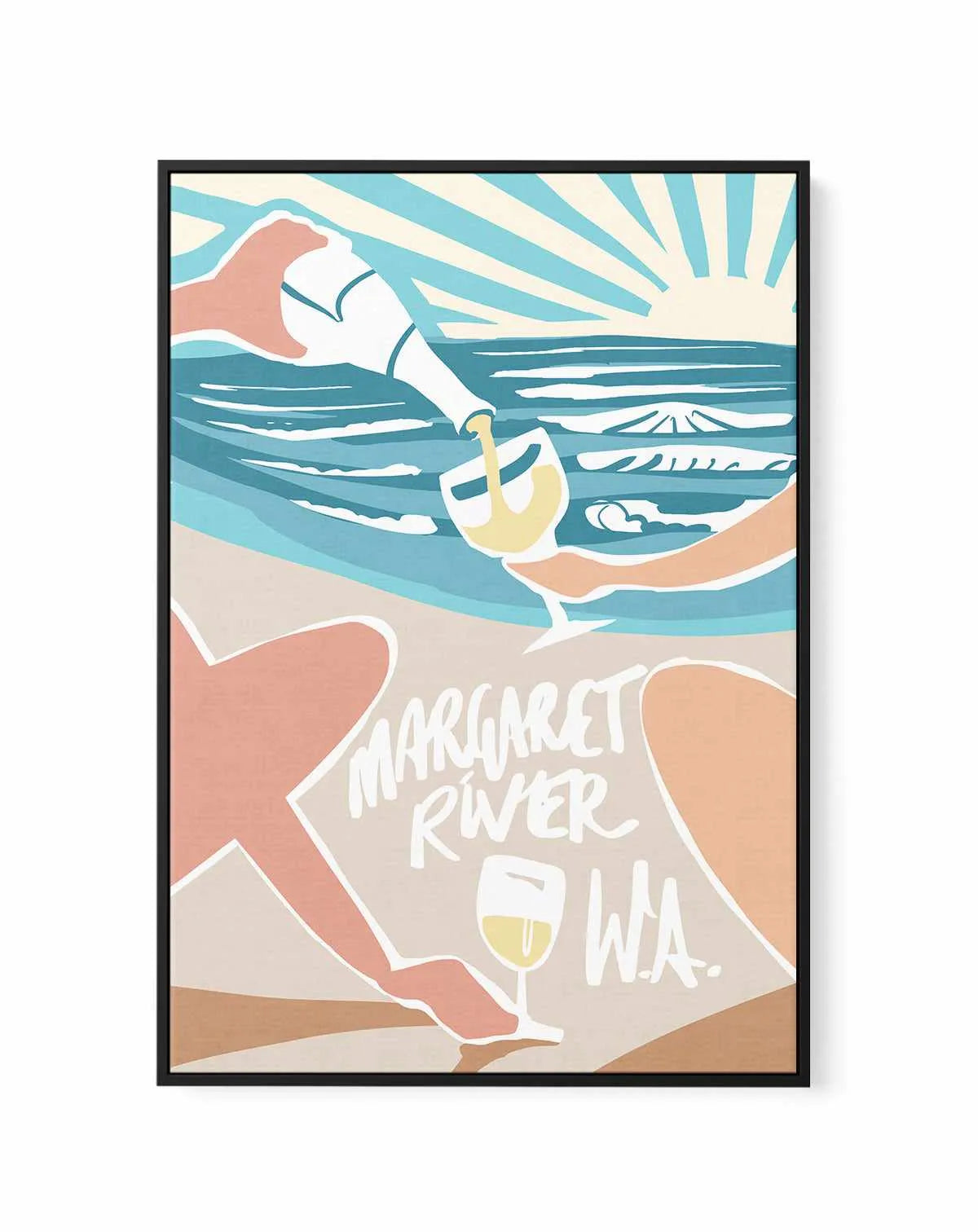 Margaret River Sunsets | Framed Canvas Art Print from Olive et Oriel where you can shop wallpaper and artworks online