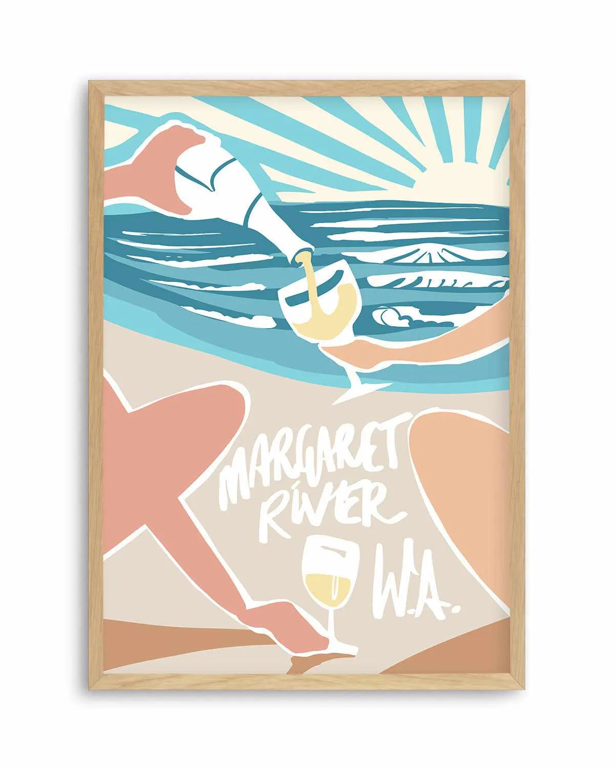 Margaret River Sunsets Art Print from Olive et Oriel where you can shop wallpaper and artworks online