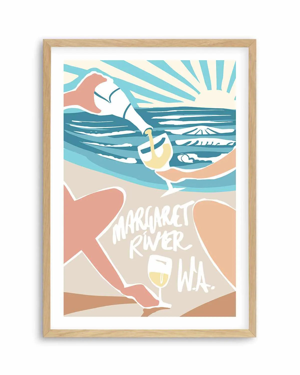 Margaret River Sunsets Art Print from Olive et Oriel where you can shop wallpaper and artworks online