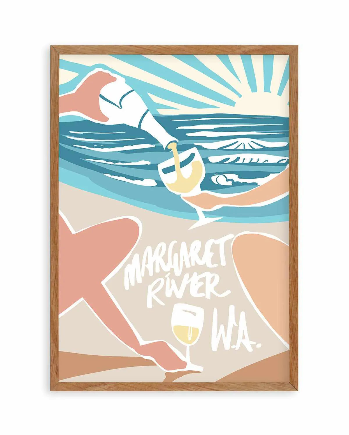 Margaret River Sunsets Art Print from Olive et Oriel where you can shop wallpaper and artworks online