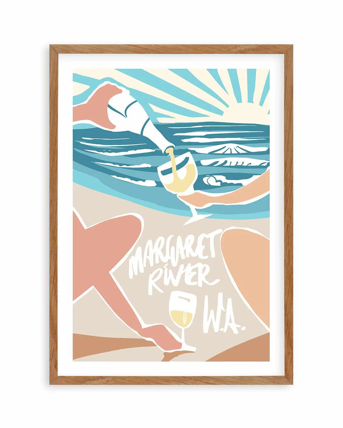 Margaret River Sunsets Art Print from Olive et Oriel where you can shop wallpaper and artworks online