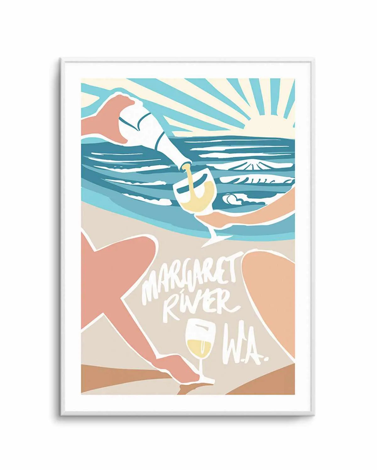 Margaret River Sunsets Art Print from Olive et Oriel where you can shop wallpaper and artworks online