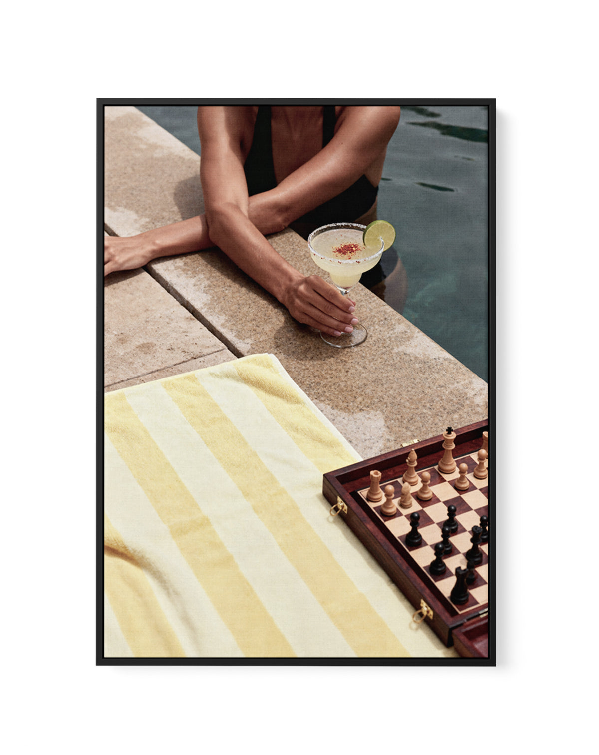 Margarita Match | Framed Canvas Art Print from Olive et Oriel where you can shop wallpaper and artworks online