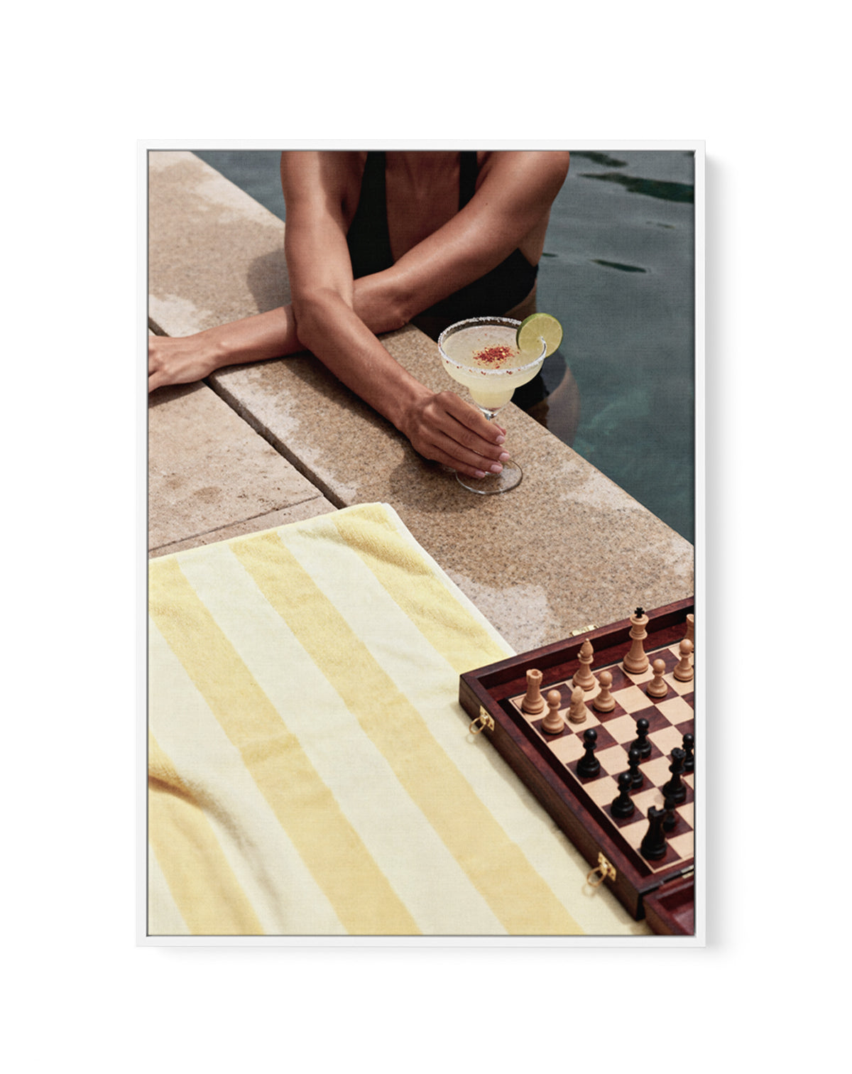 Margarita Match | Framed Canvas Art Print from Olive et Oriel where you can shop wallpaper and artworks online