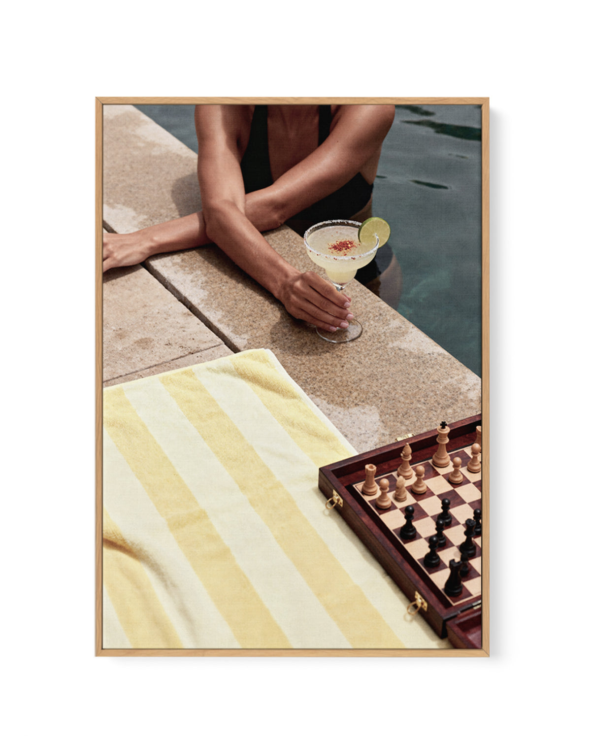 Margarita Match | Framed Canvas Art Print from Olive et Oriel where you can shop wallpaper and artworks online