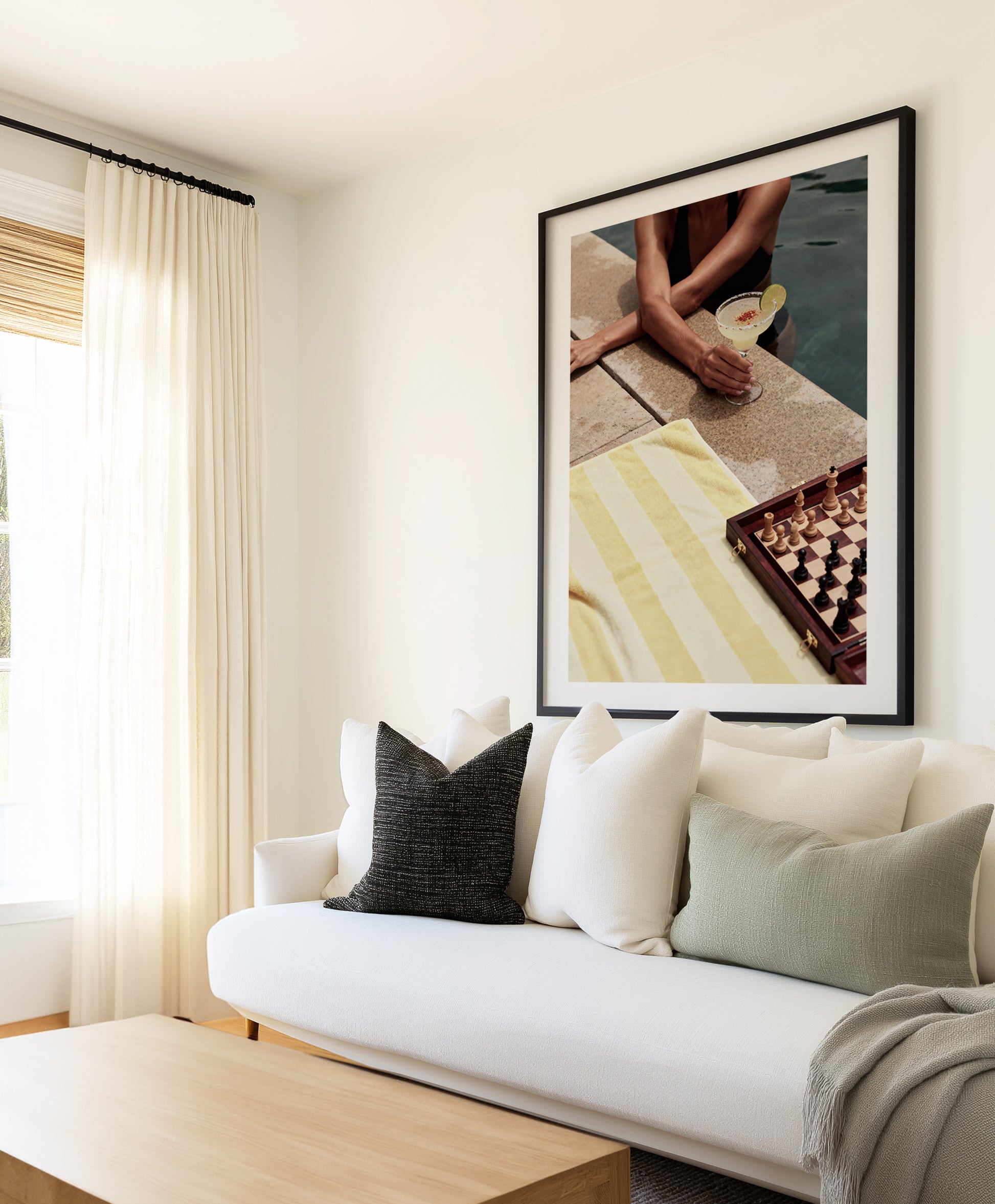 Margarita Match | Art Print from Olive et Oriel where you can shop wallpaper and artworks online