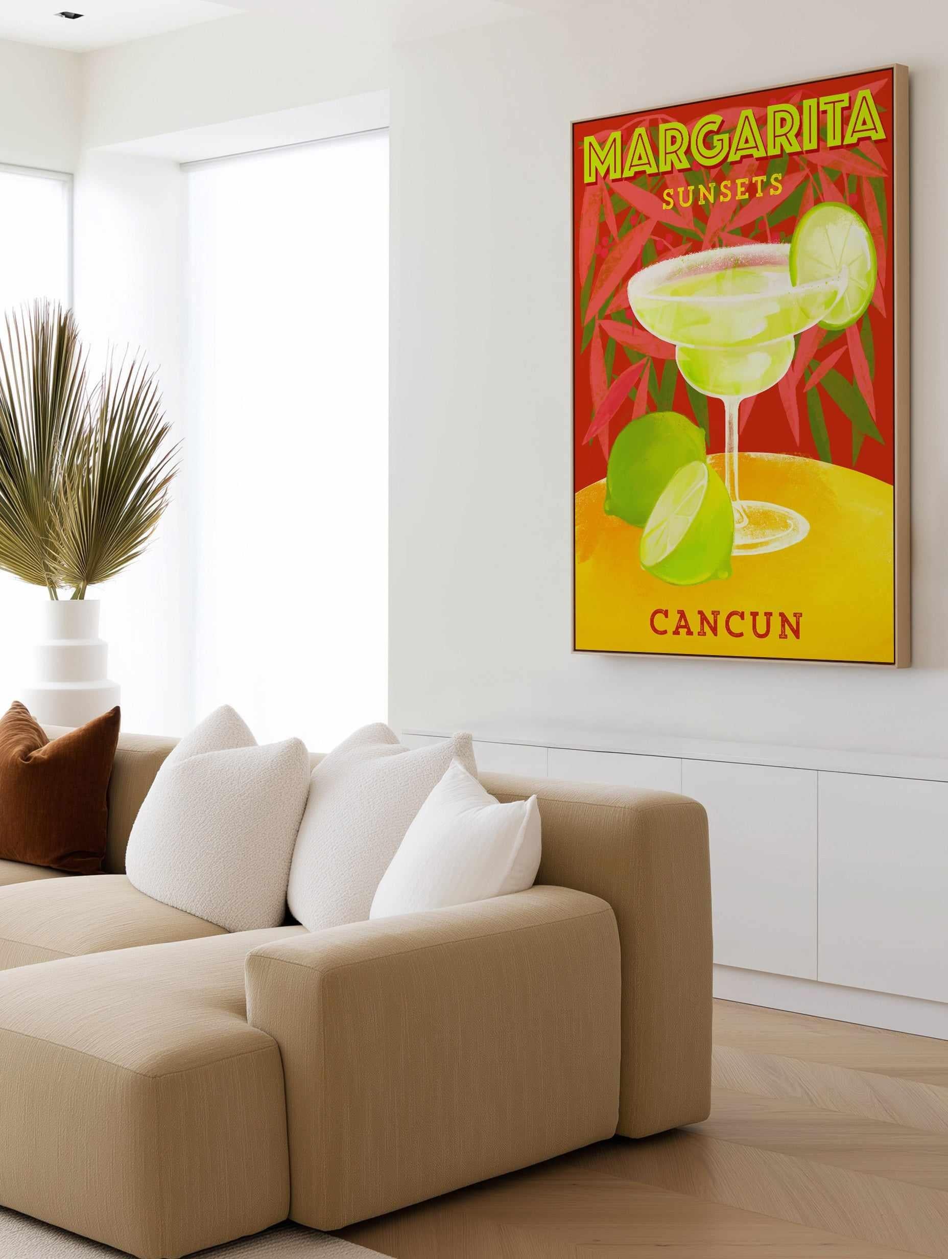 Margarita by Marco Marella | Framed Canvas Art Print from Olive et Oriel where you can shop wallpaper and artworks online