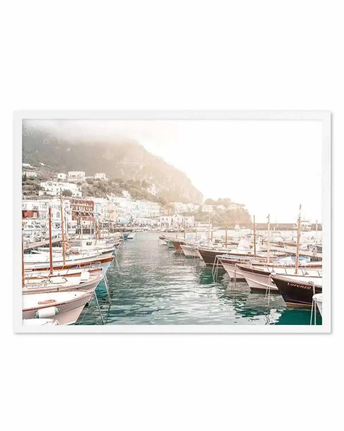 Marina Grande I | Capri Art Print from Olive et Oriel where you can shop wallpaper and artworks online