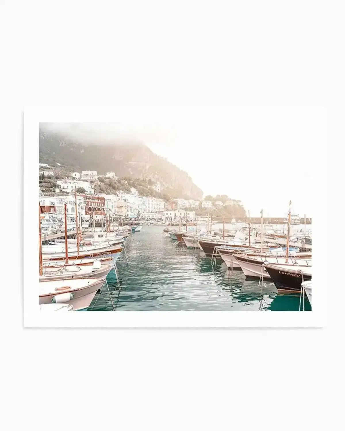 Marina Grande I | Capri Art Print from Olive et Oriel where you can shop wallpaper and artworks online