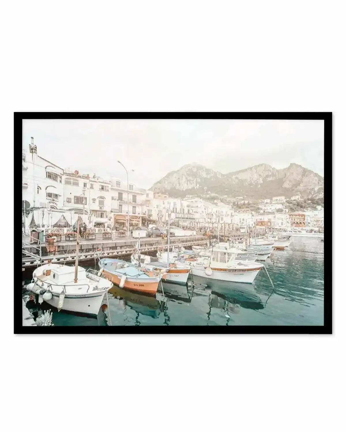 Marina Grande II | Capri Art Print from Olive et Oriel where you can shop wallpaper and artworks online