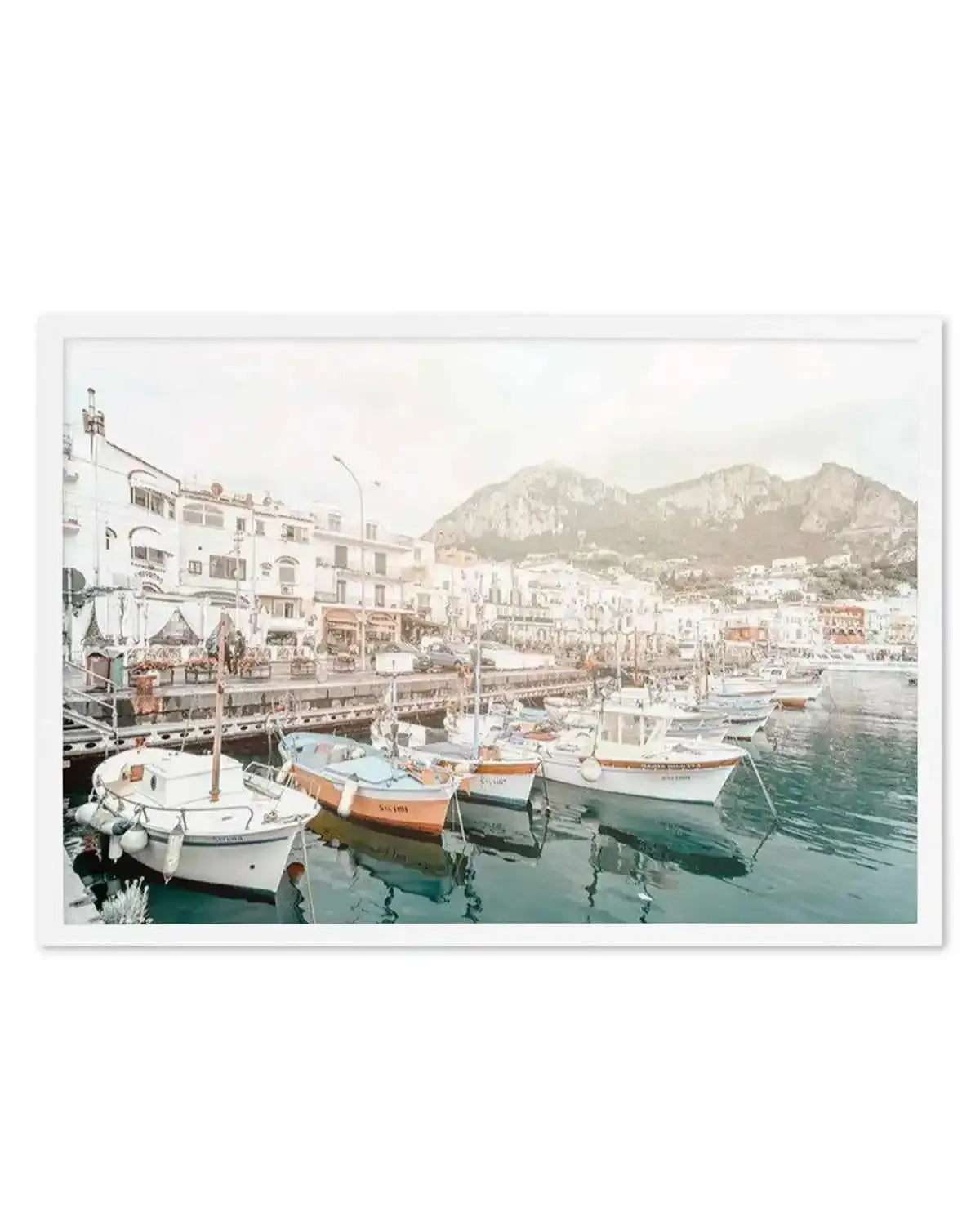 Marina Grande II | Capri Art Print from Olive et Oriel where you can shop wallpaper and artworks online