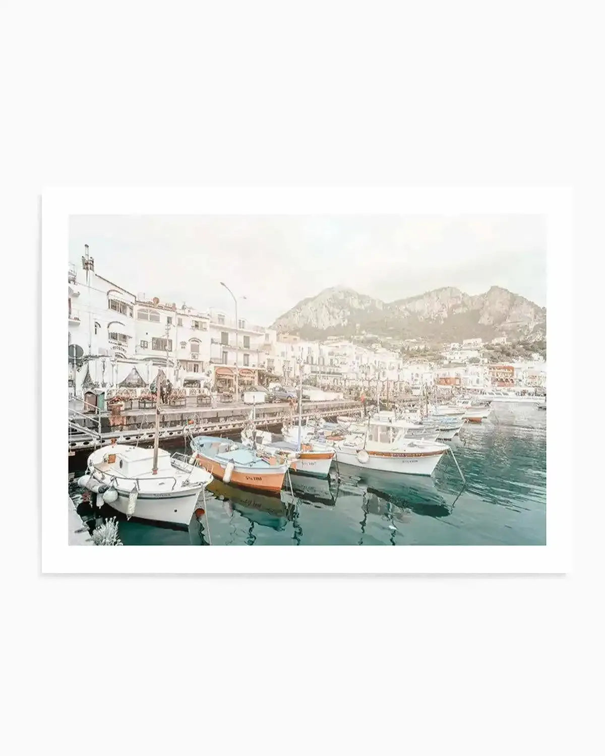 Marina Grande II | Capri Art Print from Olive et Oriel where you can shop wallpaper and artworks online