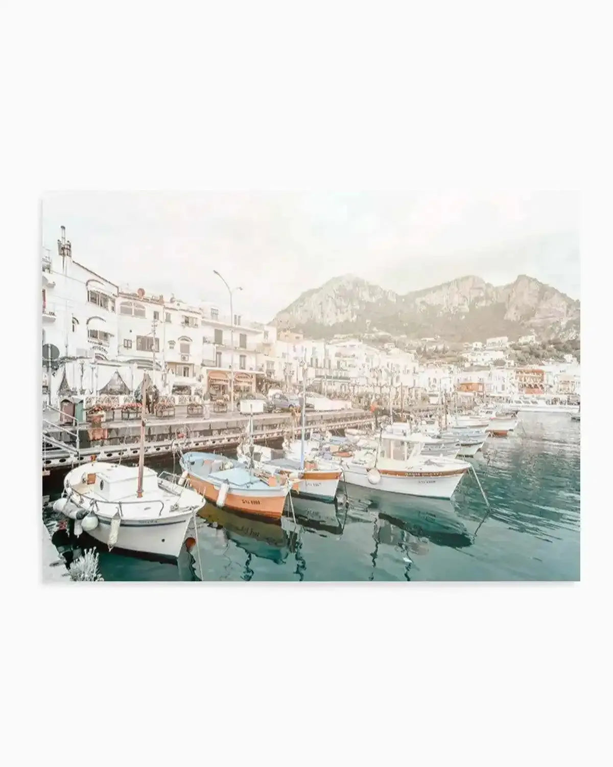 Marina Grande II | Capri Art Print from Olive et Oriel where you can shop wallpaper and artworks online