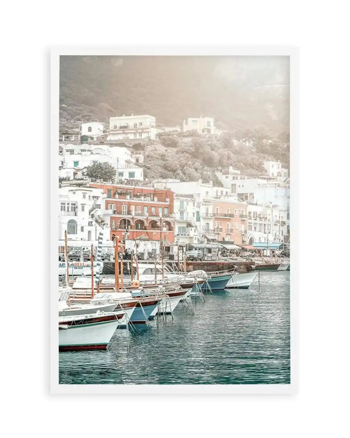 Marina Grande PT | Capri Art Print from Olive et Oriel where you can shop wallpaper and artworks online