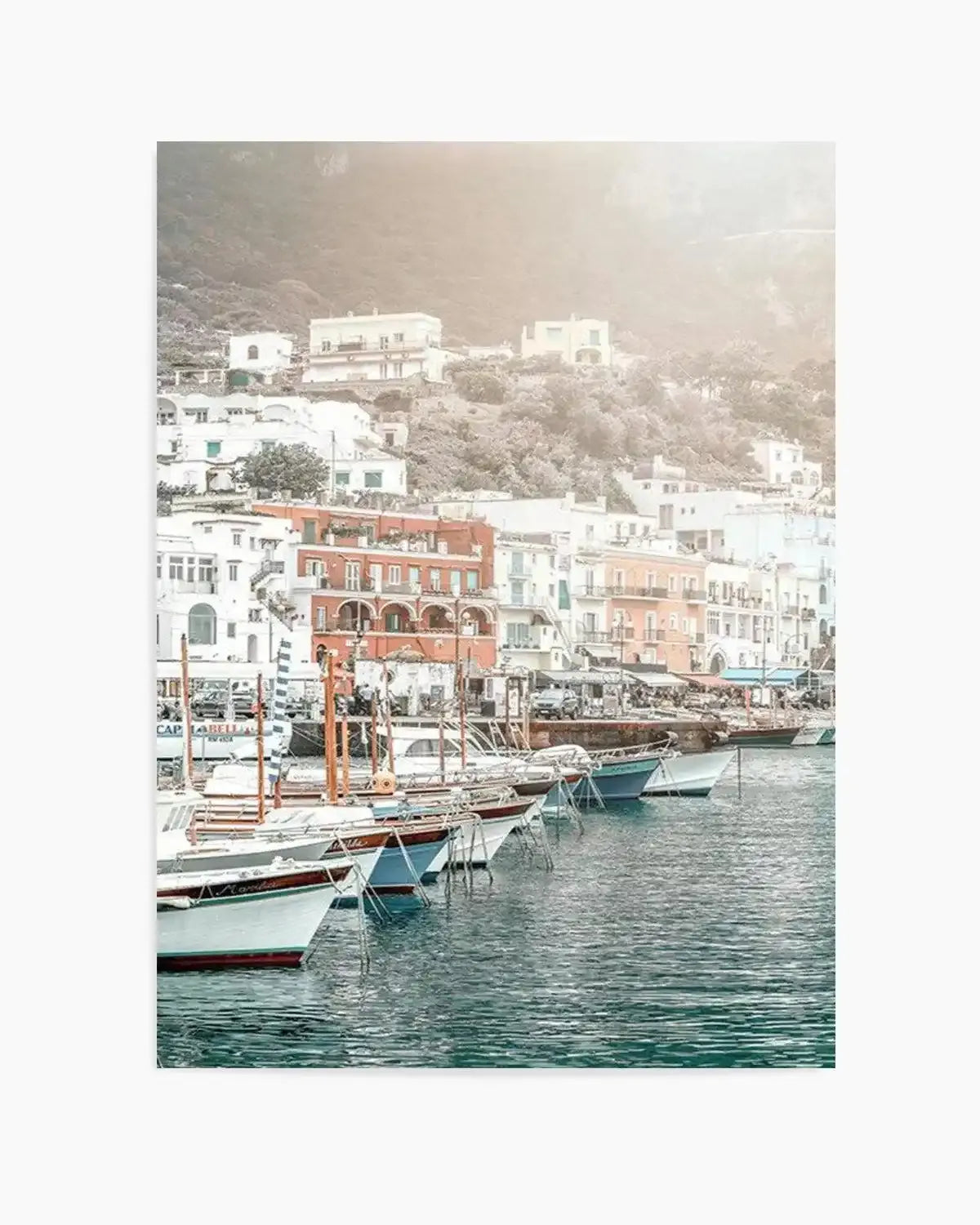 Marina Grande PT | Capri Art Print from Olive et Oriel where you can shop wallpaper and artworks online