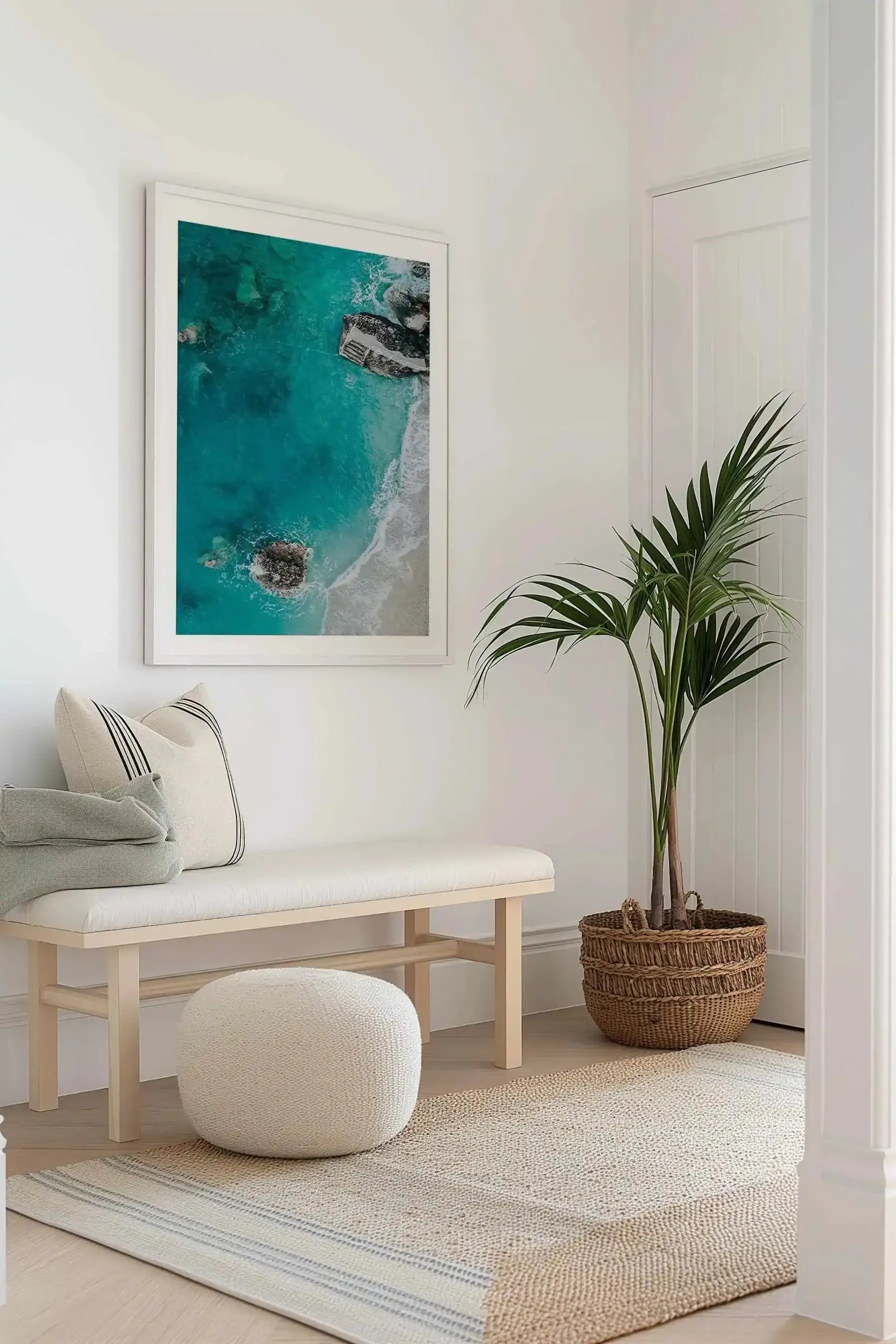 Marina Piccola Art Print from Olive et Oriel where you can shop wallpaper and artworks online