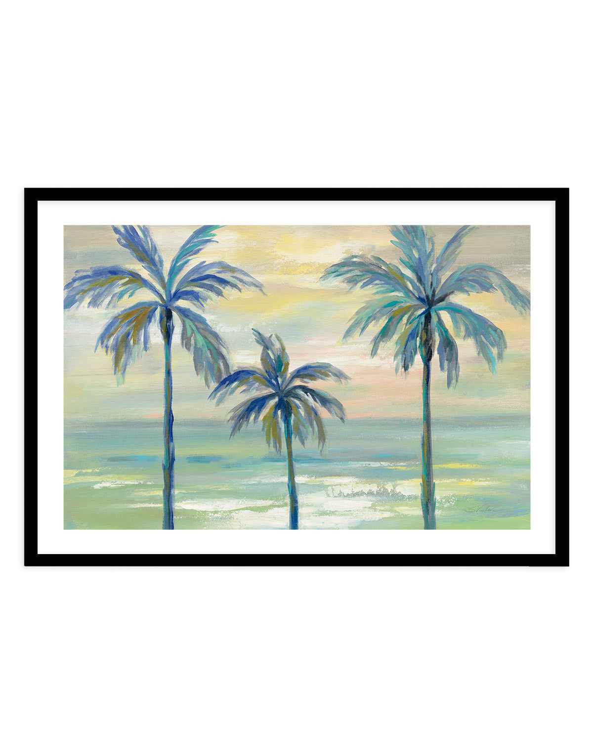 Marine Layer Palms | Art Print