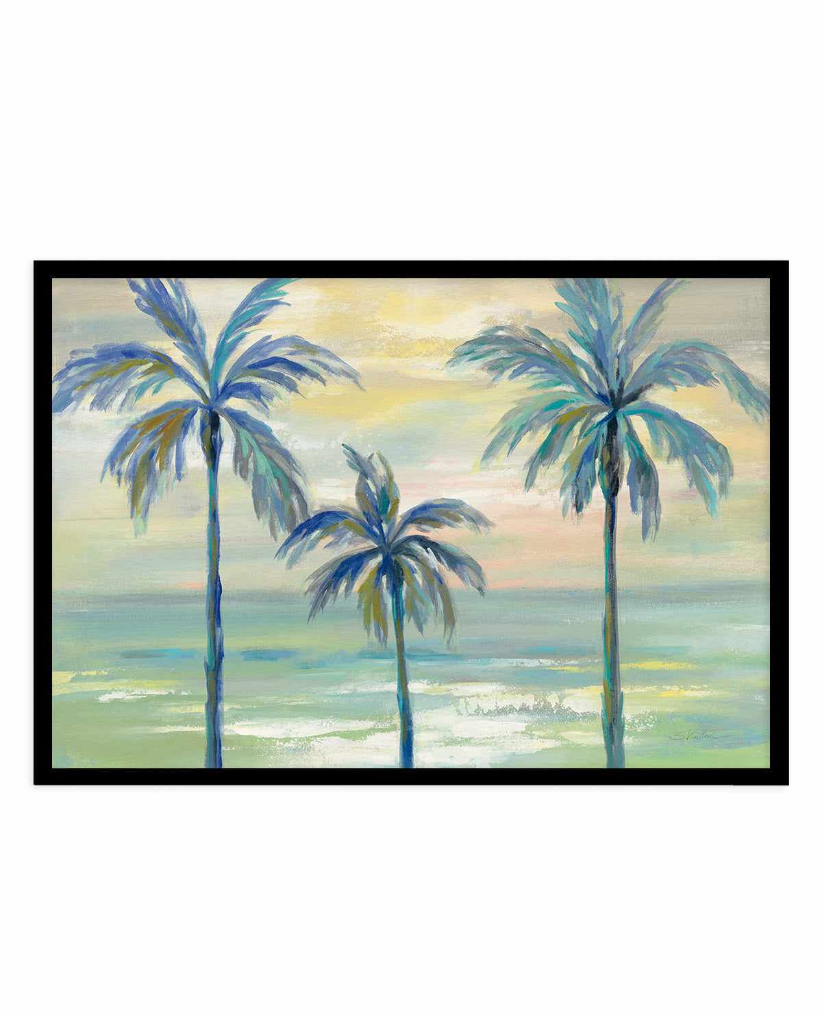 Marine Layer Palms | Art Print