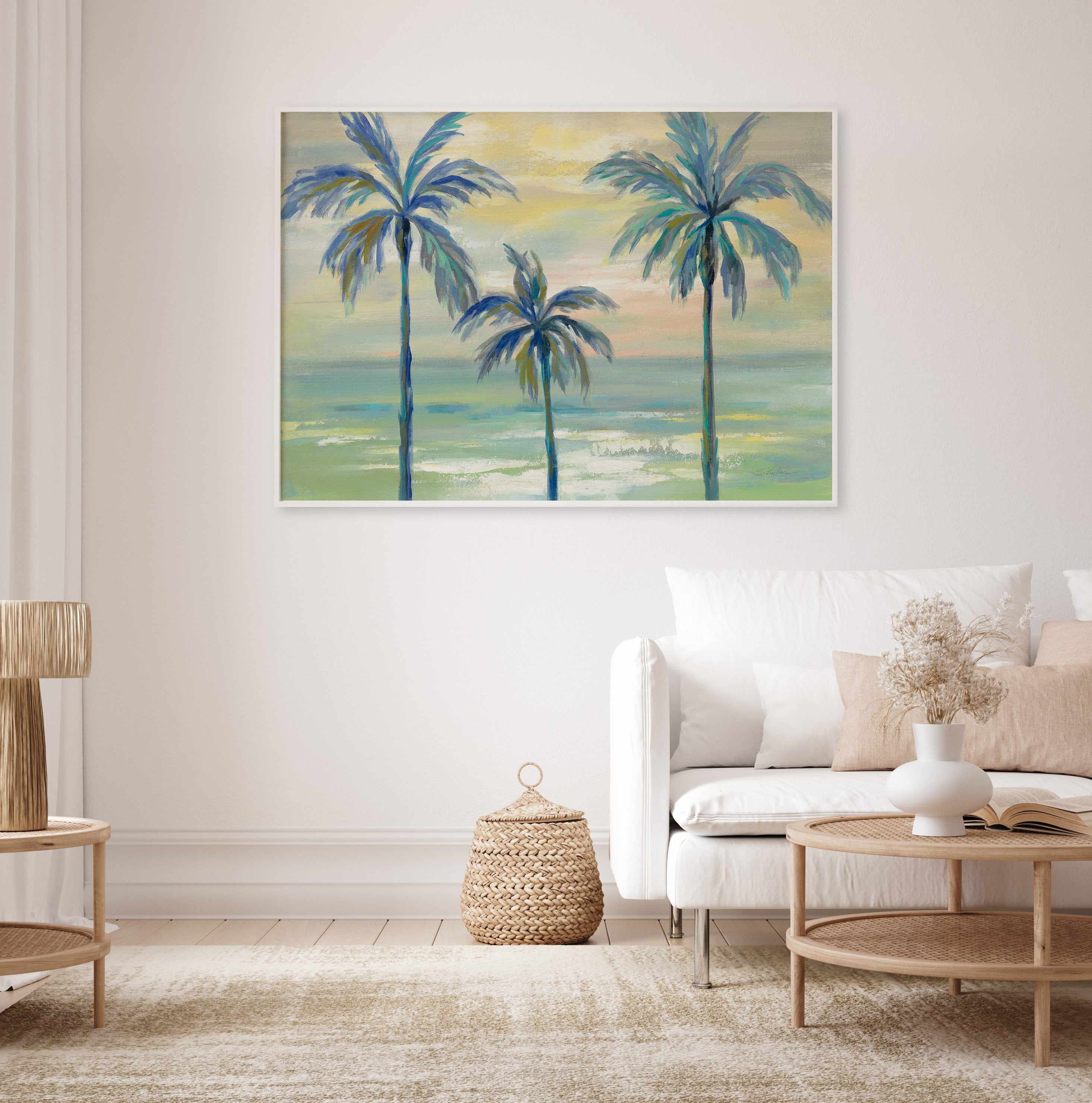 Marine Layer Palms | Art Print