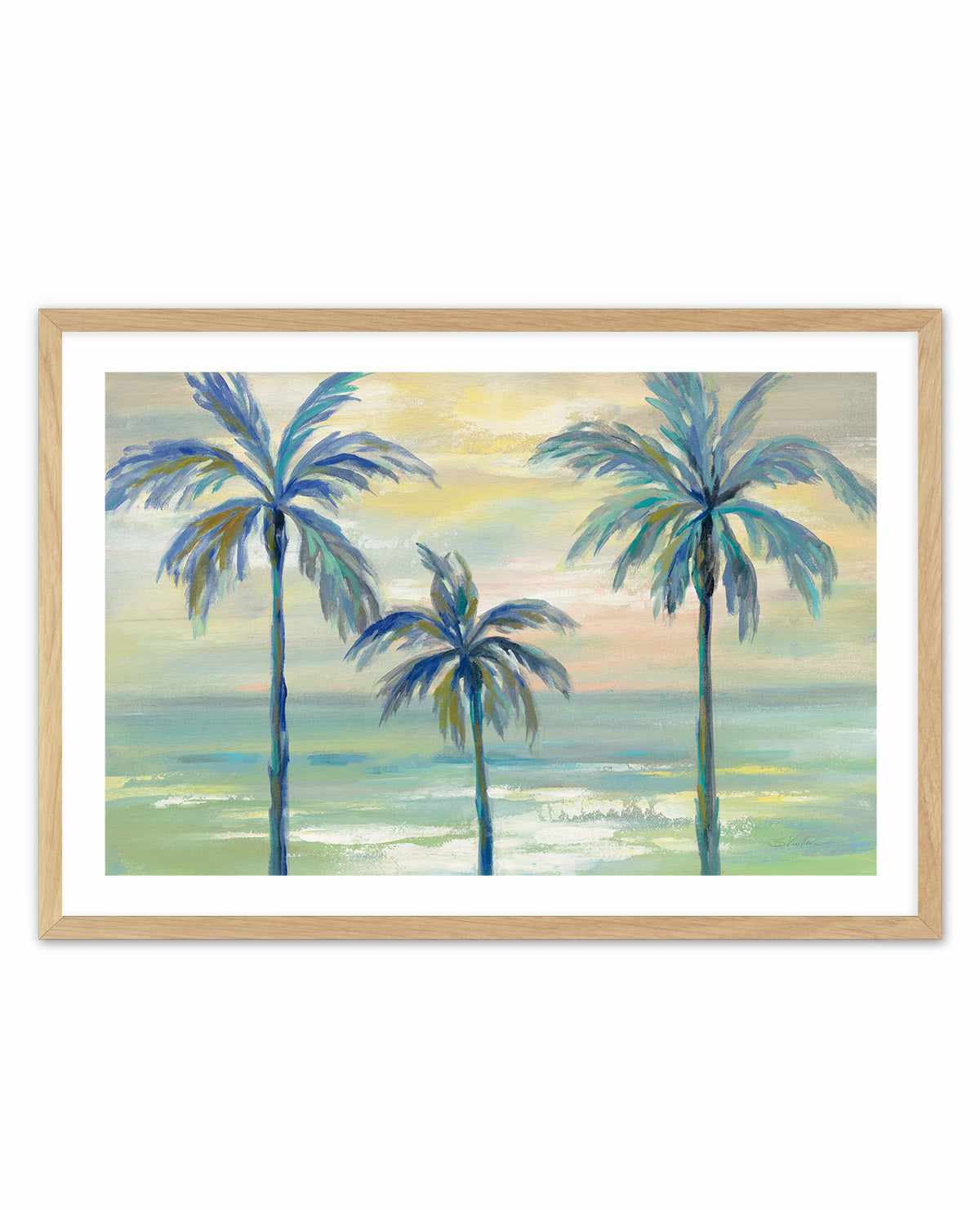 Marine Layer Palms | Art Print