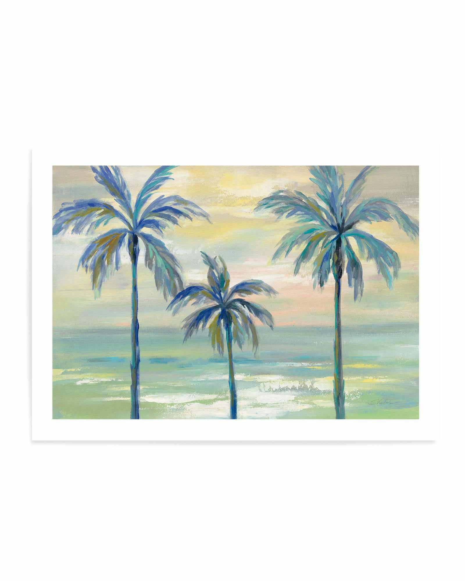 Marine Layer Palms | Art Print