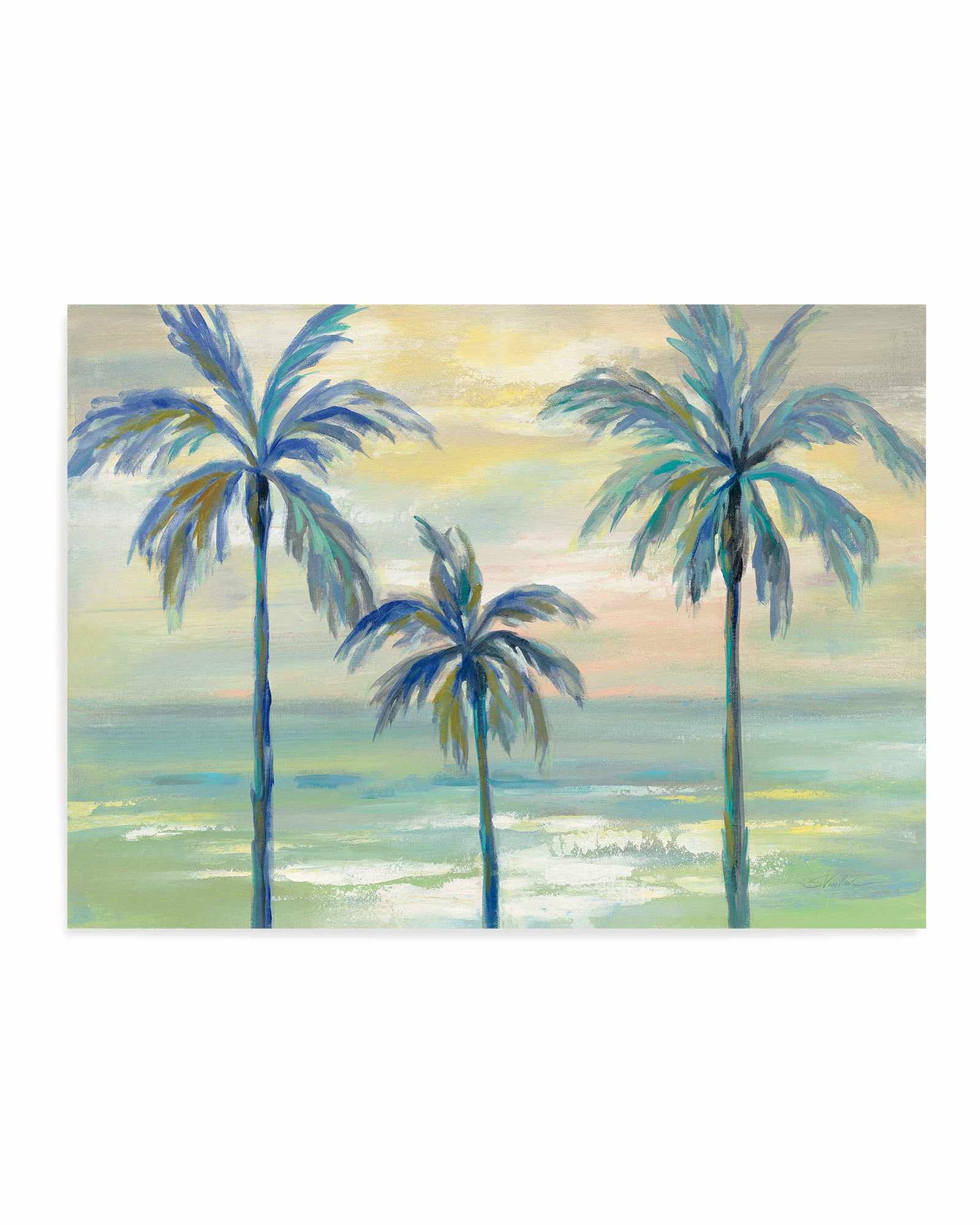 Marine Layer Palms | Art Print