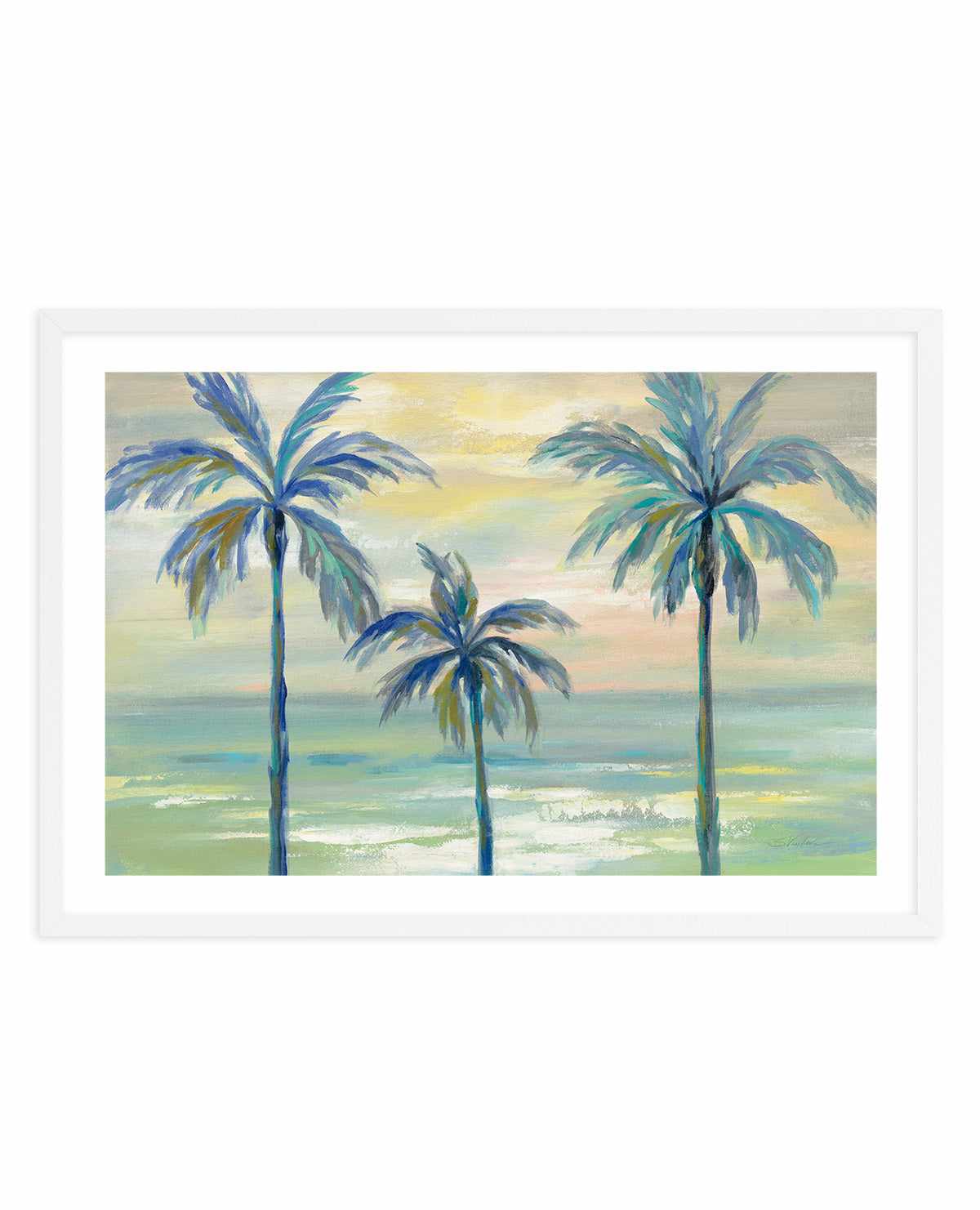 Marine Layer Palms | Art Print