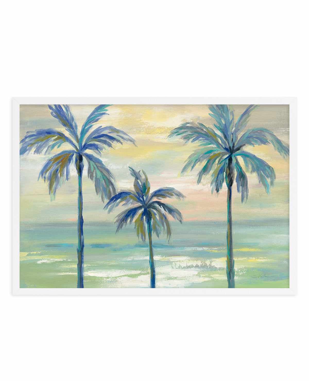 Marine Layer Palms | Art Print