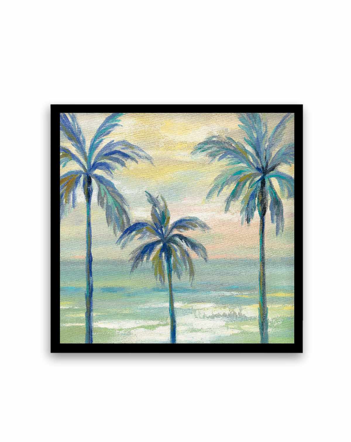 Marine Layer Palms Crop | Art Print