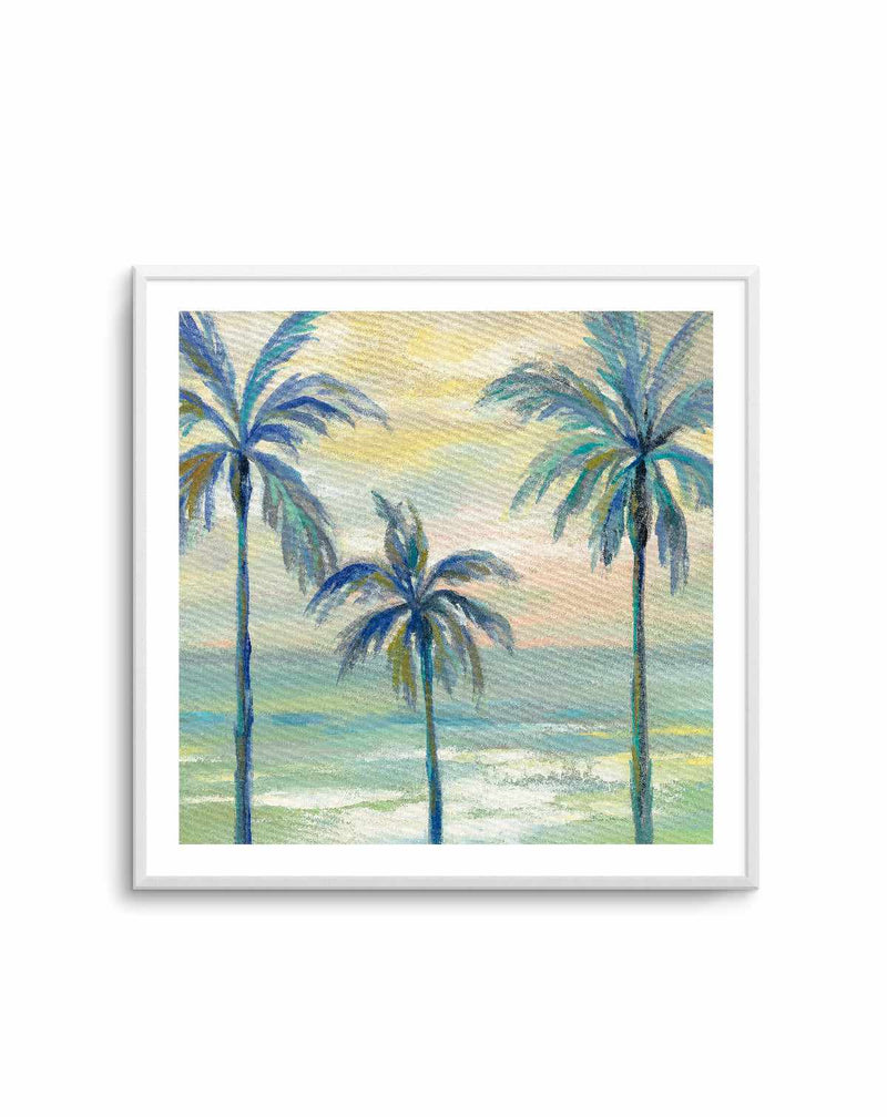 Marine Layer Palms Crop | Art Print