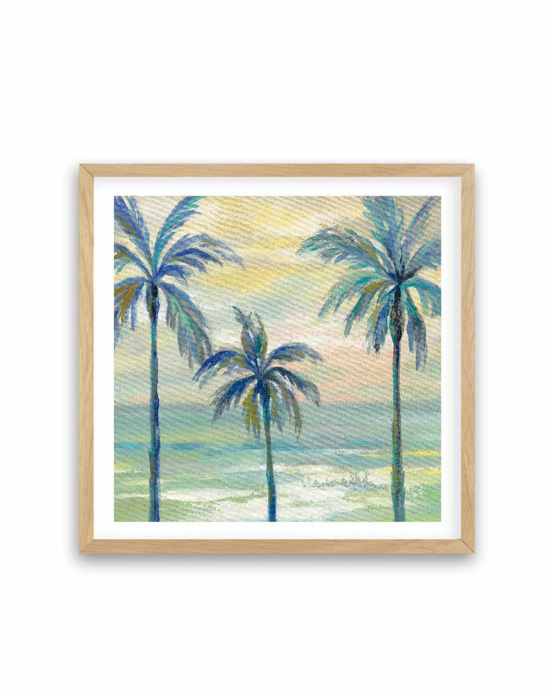 Marine Layer Palms Crop | Art Print