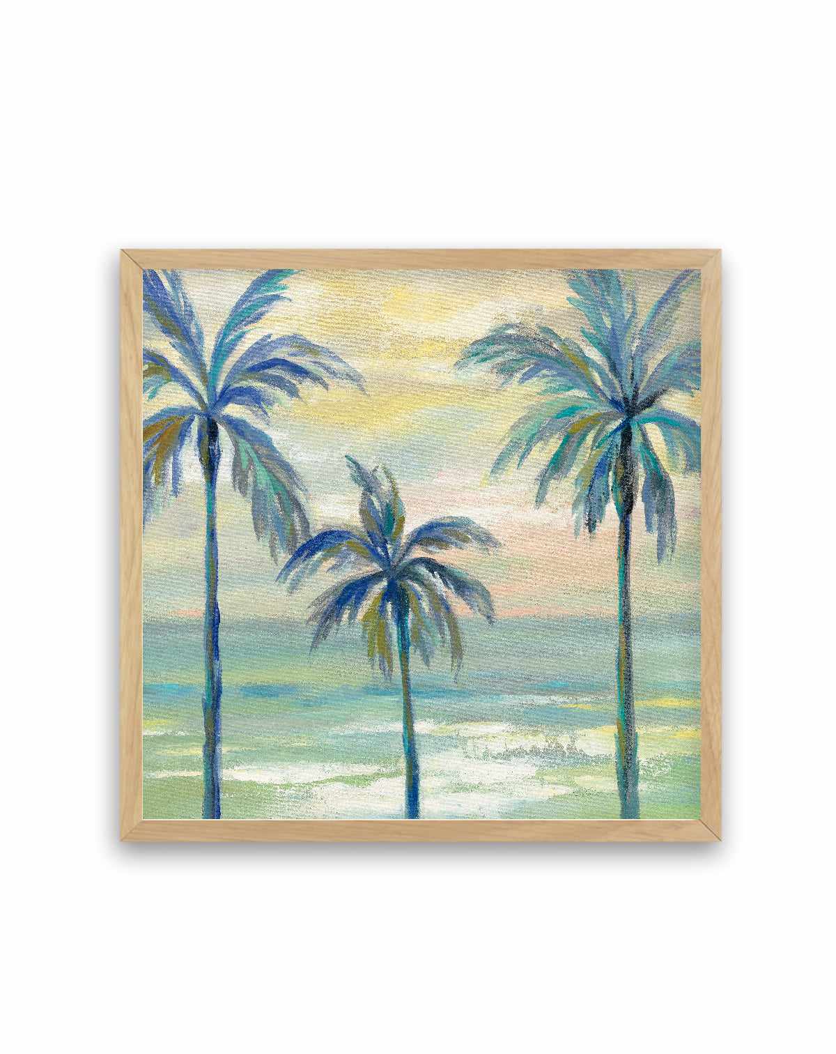 Marine Layer Palms Crop | Art Print