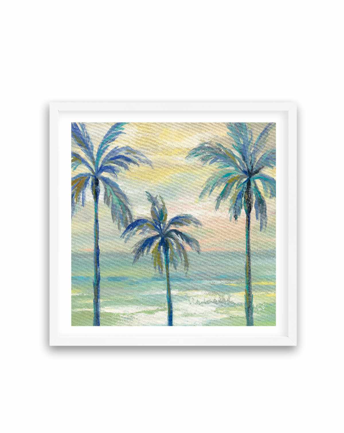 Marine Layer Palms Crop | Art Print