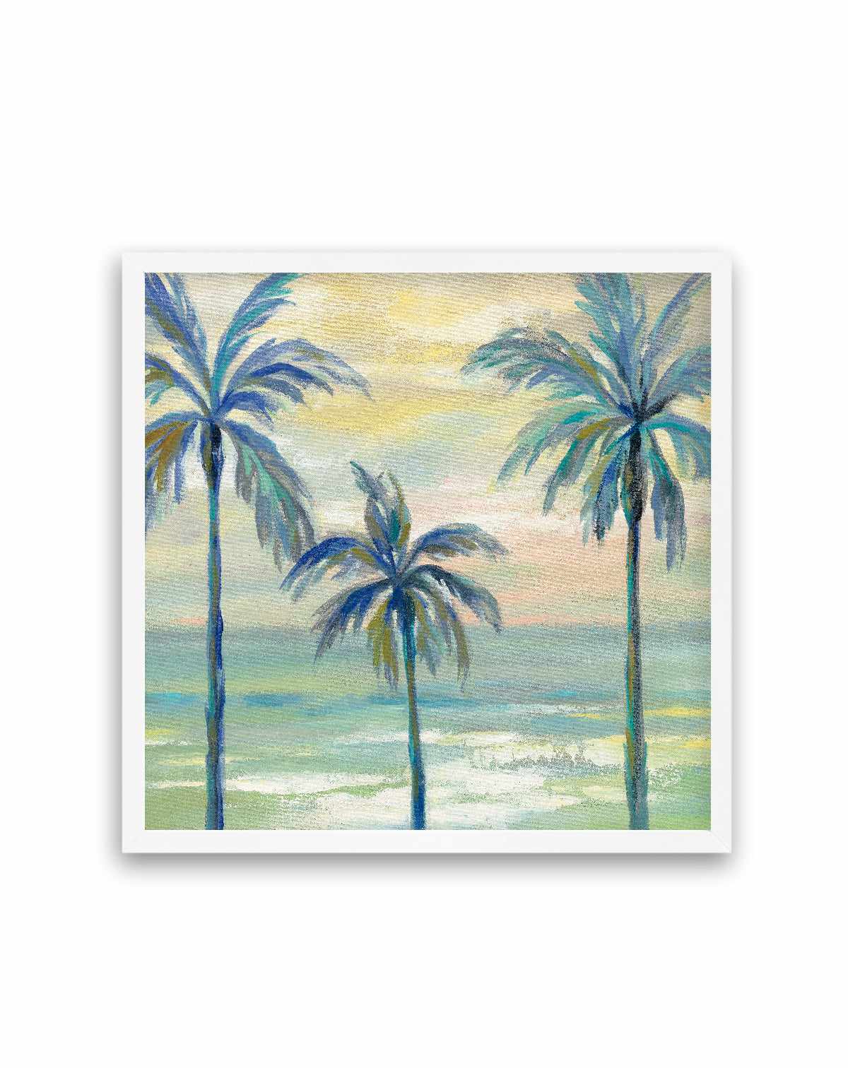 Marine Layer Palms Crop | Art Print