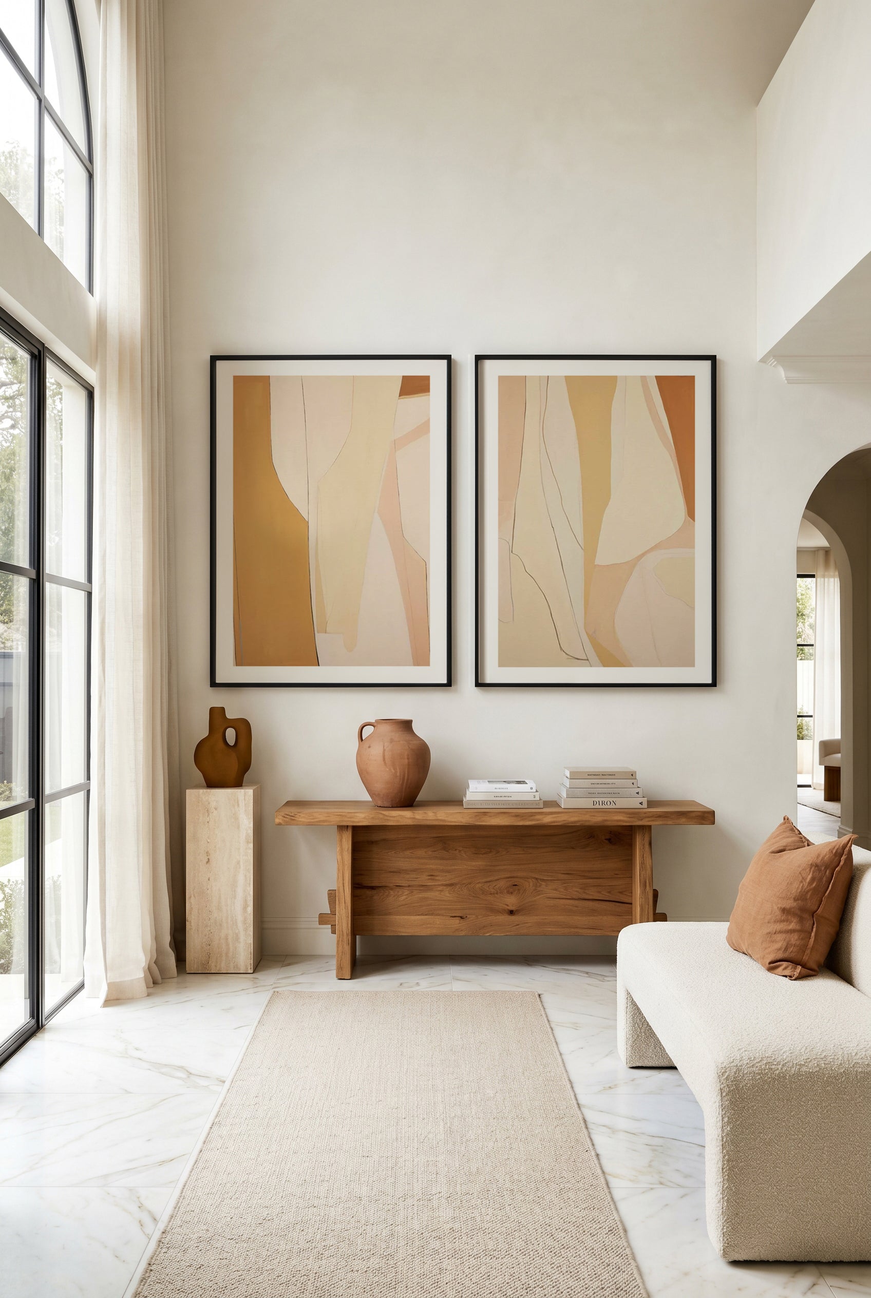 Marok I & II Art Print Set of 2 | Matching Wall Art