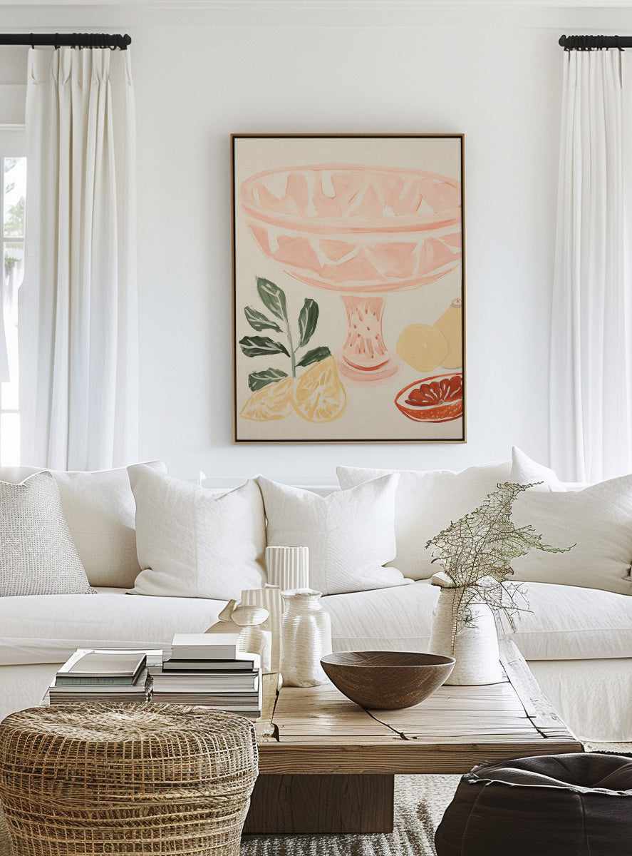 Marrakech Brunch No I | Framed Canvas Art Print