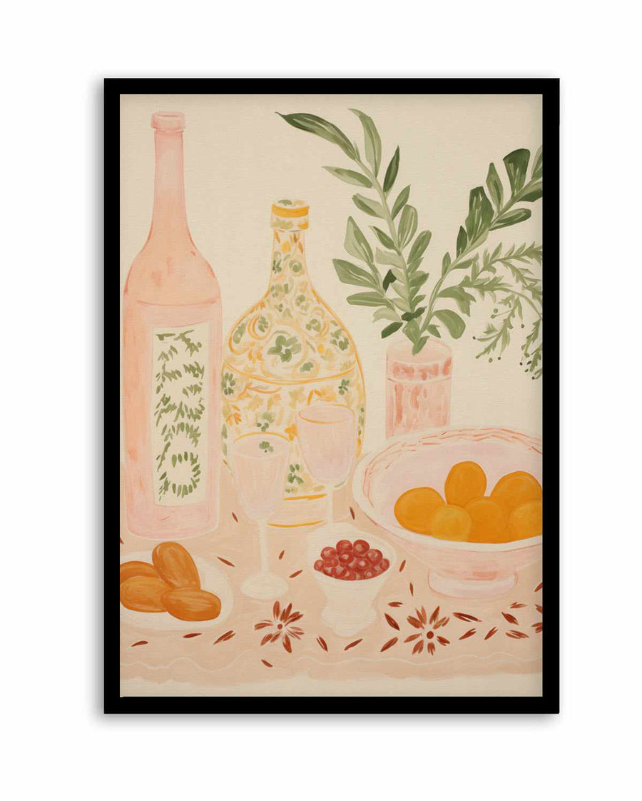 Marrakech Brunch No II | Art Print from Olive et Oriel where you can shop wallpaper and artworks online
