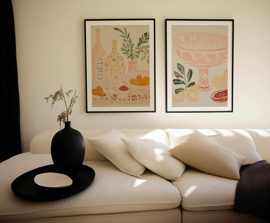 Marrakech Brunch No II | Art Print from Olive et Oriel where you can shop wallpaper and artworks online