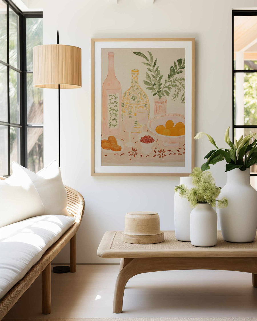 Marrakech Brunch No II | Art Print from Olive et Oriel where you can shop wallpaper and artworks online