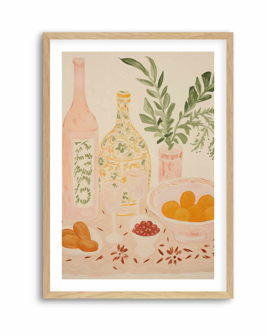 Marrakech Brunch No II | Art Print from Olive et Oriel where you can shop wallpaper and artworks online